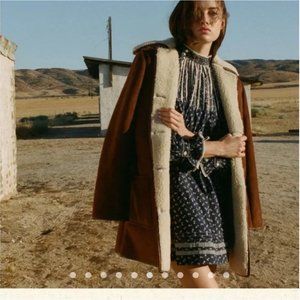 Doen woodland shearling coat